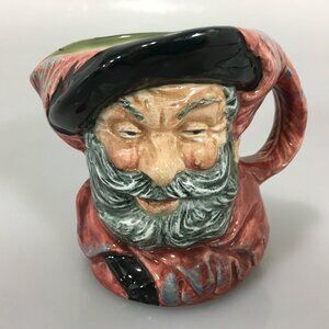 Royal Doulton Falstaff Toby Jug Mug 3" D6385 1949 Made in England